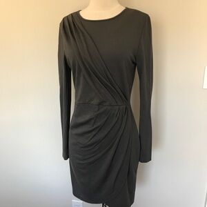 W118 by Walter Baker Gray Ruched Dress